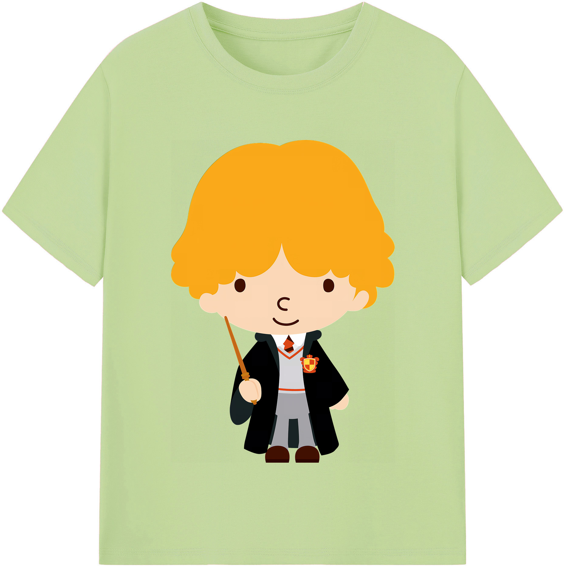 （画像用） Harry Potter ハリー・ポッターシリーズ 綿100％半袖Tシャツ（フロントプリント）